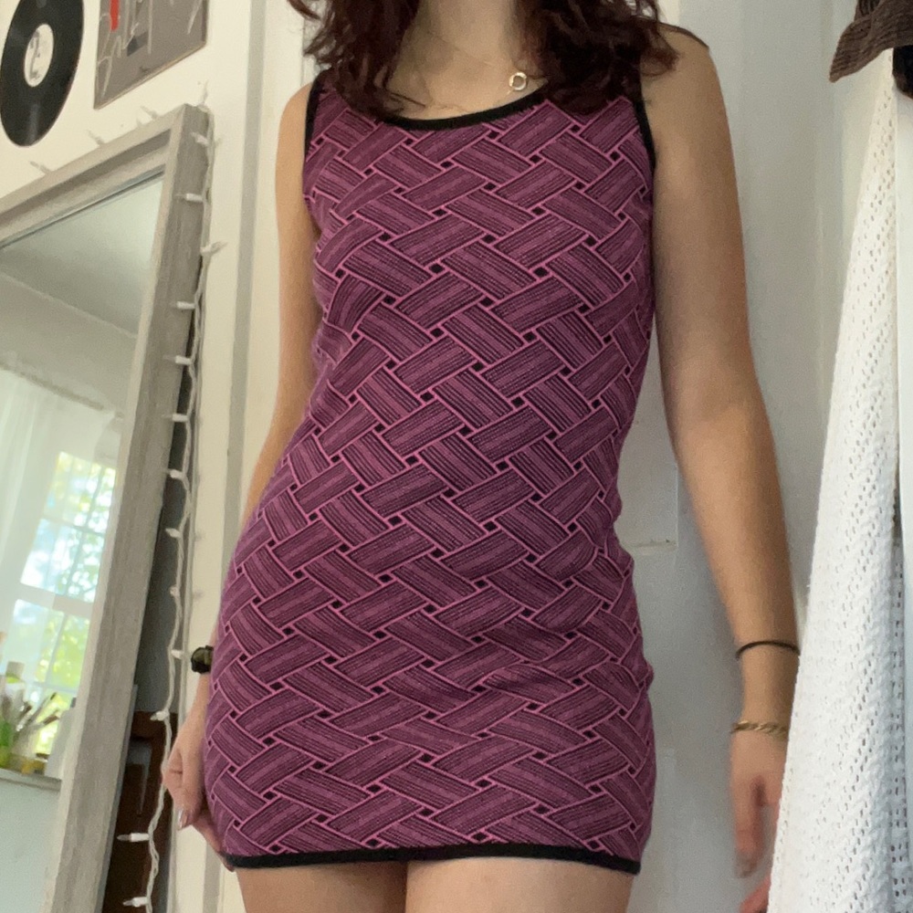 💖PATTERNED Y2K MINI DRESS💖